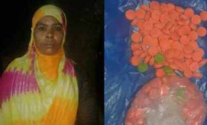 লামায় ২৮০পিস ইয়াবাসহ এক নারী আটক