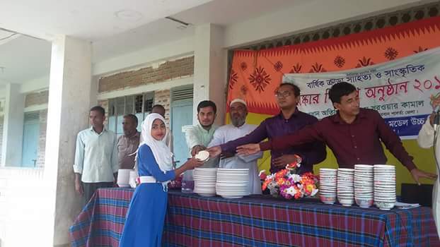 চাক ঢালা মডেল উচ্চ বিদ্যালয়ে বার্ষিক ক্রীড়া অনুষ্ঠান সম্পন্ন