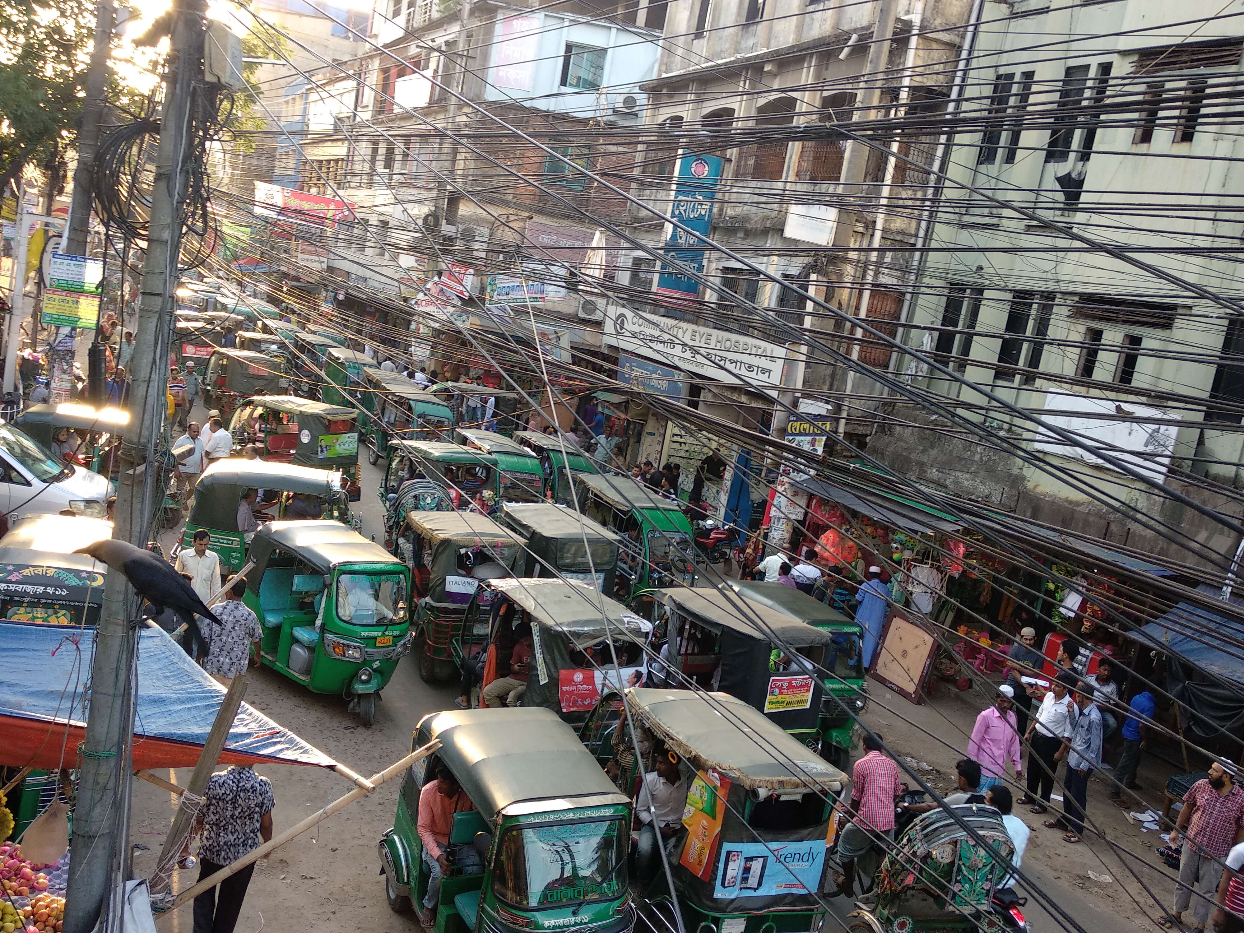 রমযানে শহরজুড়েই যানজট