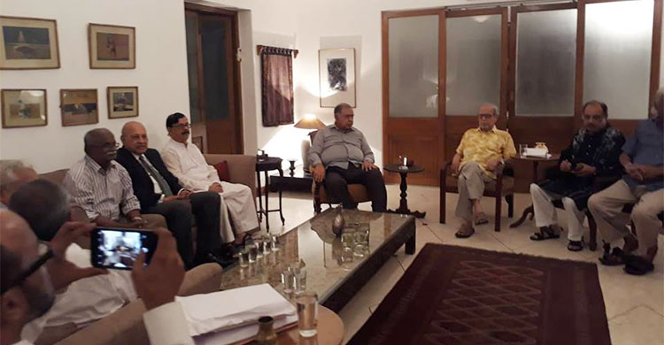 কামালের বাসায় বৈঠকে যুক্তফ্রন্টের নেতারা
