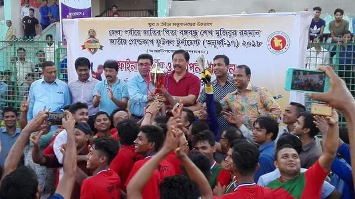 বান্দরবানে বঙ্গবন্ধু গোল্ডকাপ টুর্নামেন্টের ফাইনালে চ্যাম্পিয়ন আলীকদম উপজেলা