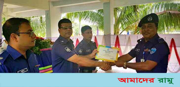 আবারা শ্রেষ্ট ওসির সম্মাননা পেলেন রনজিত বড়ুয়া