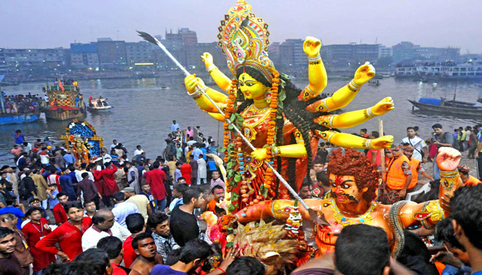 শেষ হলো শারদীয় দুর্গোৎসব