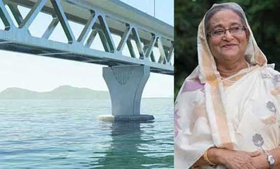 পদ্মা সেতুতে রেলসংযোগ কাজের উদ্বোধন করলেন প্রধানমন্ত্রী