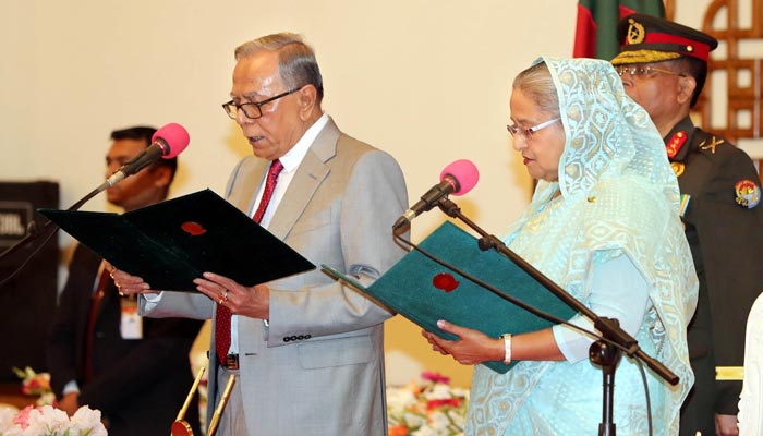 চতুর্থবার প্রধানমন্ত্রী শেখ হাসিনা