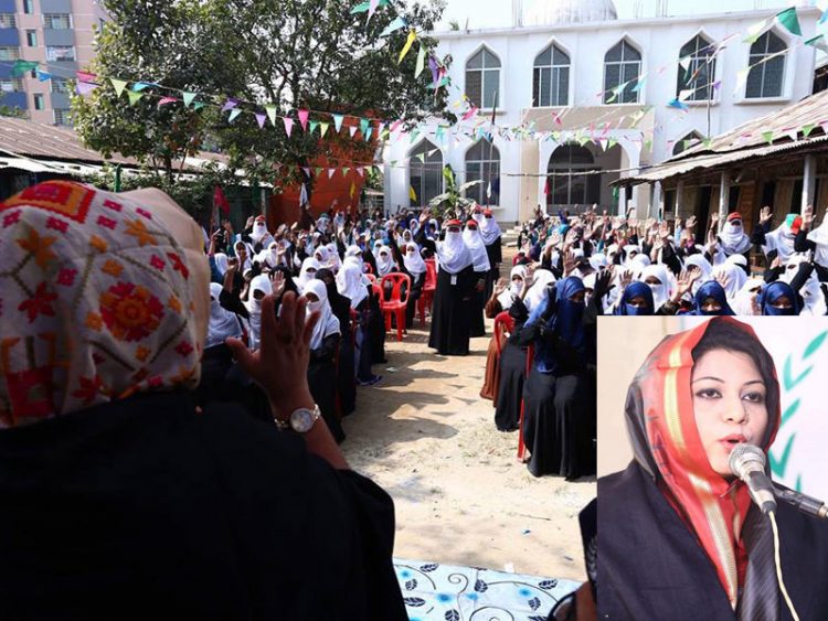মাদরাসা ঘুরে ‘জয় বাংলা’ স্লোগান দেওয়া নারী চান সংসদে যেতে