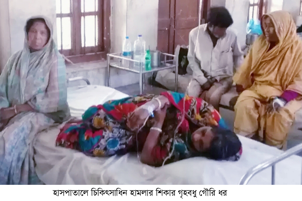 রামুতে বসত ভিটে নিয়ে বিরোধের জেরে  প্রতিপক্ষের হামলায় গৃহবধু আহত