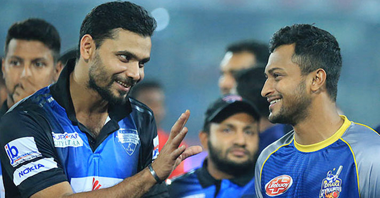 বিপিএলে এবার মাশরাফি-সাকিব খেলবেন একই দলে!