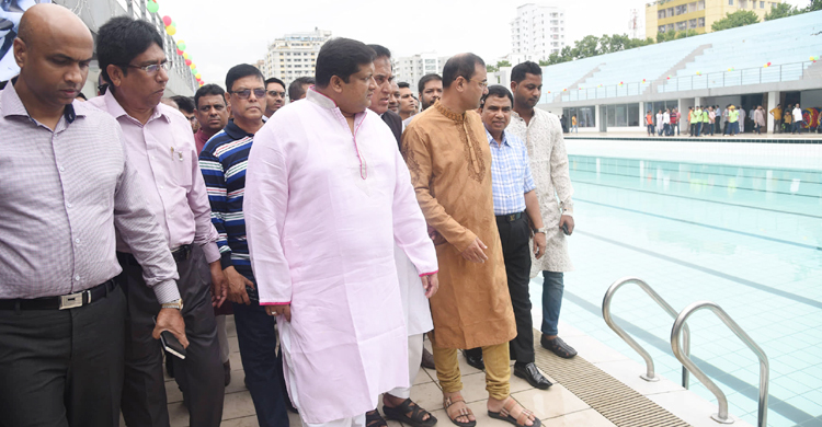 প্রতি জেলায় সুইমিংপুল নির্মাণ করবে সরকার