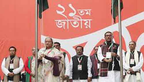 শেখ হাসিনা সভাপতি, ওবায়দুল কাদের সাধারণ সম্পাদক