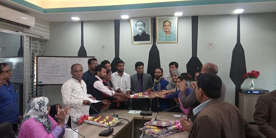 রামু উপজেলা স্বাস্থ্য কর্মকর্তা ডা. নোবেল কুমার বড়ুয়াকে বরণ