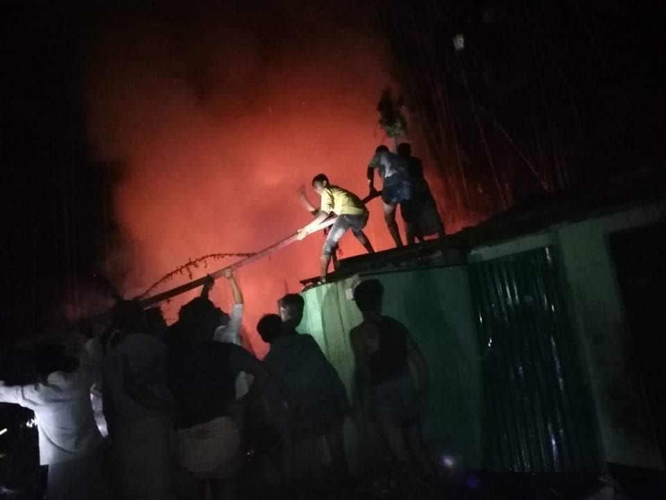 রামুতে অগ্নিকান্ডের ঘটনায় একটি বাড়ি ভস্মিভূত