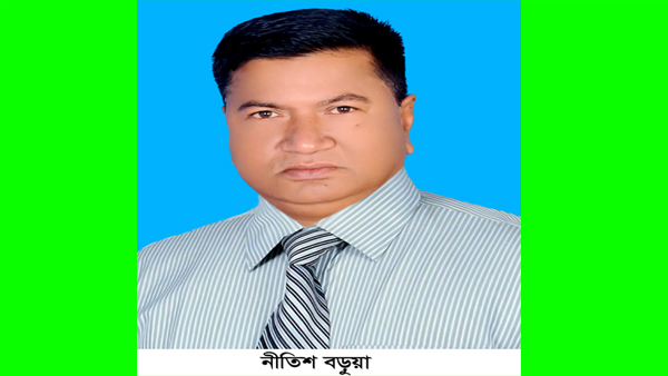 জেয়ারিয়ানালা এইচ এম সাঁচি উচ্চ বিদ্যালয় পরিচালনা কমিটির সভাপতি নীতিশ বড়ুয়া