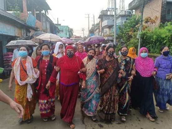 ২১ আগস্টের গ্রেনেড হামলার প্রতিবাদে লামায় বিক্ষোভ মিছিল ও সমাবেশ