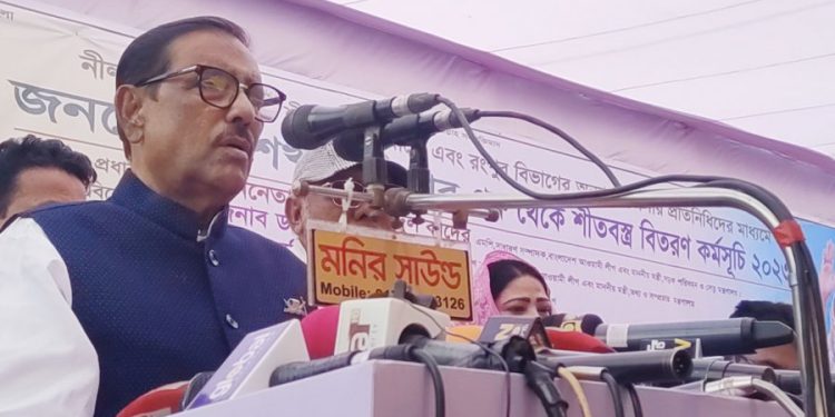 ডোনাল্ড লু’র সফরের পর বিএনপি হতাশায় ডুবে গেছে: ওবায়দুল কাদের