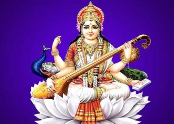 আজ বিদ্যার দেবী শ্রী শ্রী সরস্বতী পূজা