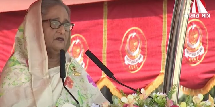 কারও সঙ্গে যুদ্ধ চাই না : প্রধানমন্ত্রী