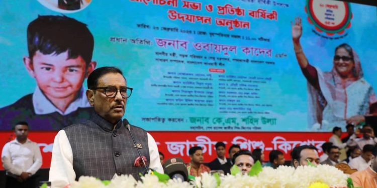 মেধাবী মানুষ রাজনীতিতে না এলে মেধাহীনরা এমপি-মন্ত্রী হবে : কাদের