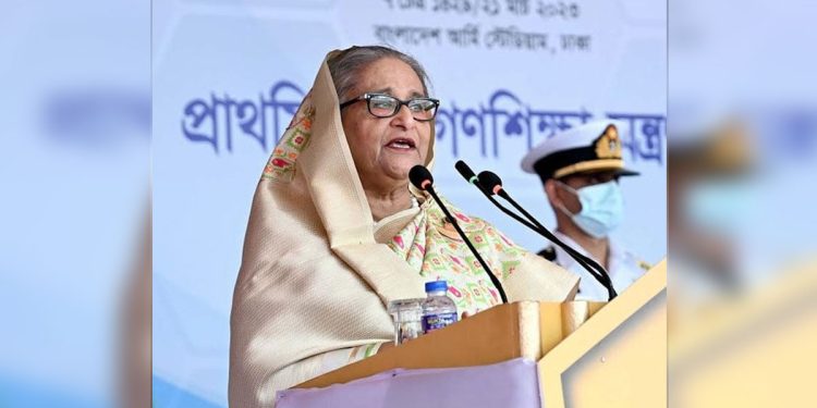 বাংলাদেশ বিশ্বকাপ ফুটবলে খেলবে, আশা প্রধানমন্ত্রীর
