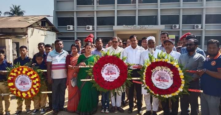 লামায় বঙ্গবন্ধুর ঐতিহাসিক ৭ মার্চ উদযাপিত