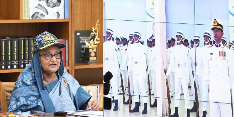 কক্সবাজারে সাবমেরিন ঘাঁটি উদ্বোধন করলেন প্রধানমন্ত্রী