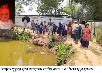 রামুতে পুকুরে ডুবে শিশুর মৃত্যু