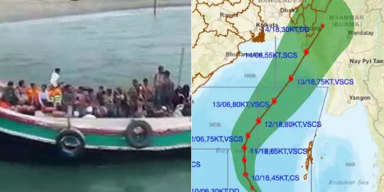 আসছে মোখা, সেন্টমার্টিন ছাড়তে শুরু করেছে মানুষ