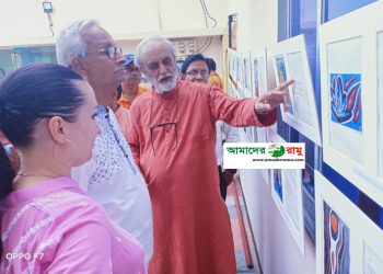 রাশিয়ান চিত্রশিল্পী সোফিয়া ইয়েচিনার চিত্রে জাতিসত্তার কবি মুহম্মদ নুরুল হুদা’র কবিতা