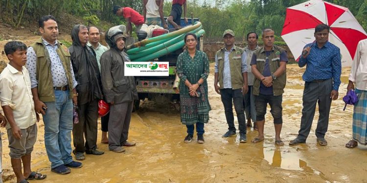 রামুতে পাহাড় ধ্বসের শংকা: অবৈধ বালি উত্তোলনে ব্যবহৃত ড্রেজার মেশিন ও পাইপ জব্দ করলেন ইউএনও