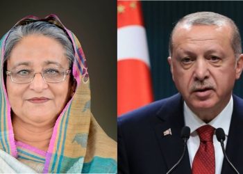 শেখ হাসিনাকে এরদোয়ানের ফোন, কথা বলেছেন ১০ মিনিট