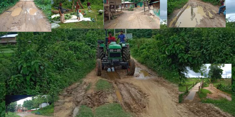 রাস্তাটি নির্মাণ হলে বদলে যাবে ১০ গ্রামের মানুষের দৃশ্যপট