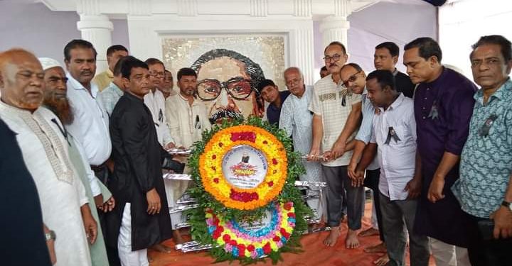 লামায় বঙ্গবন্ধুর ৪৮ তম শাহাদত বার্ষিকী ও জাতীয় শোক দিবস পালিত