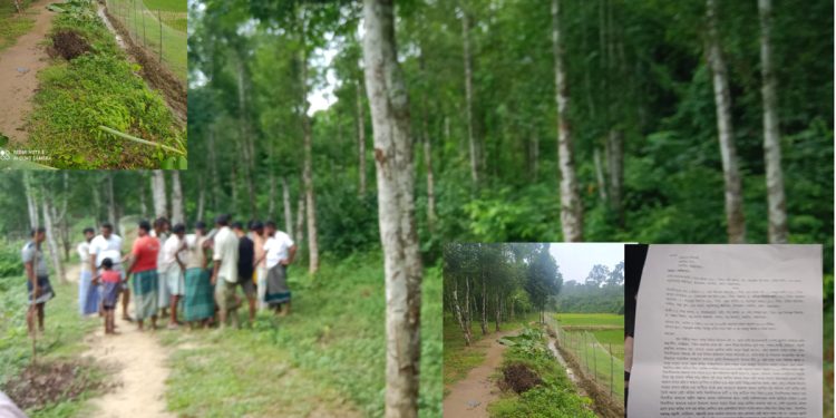 চকরিয়া বমুবিলছড়িতে জোরপূর্বক জমি দখলের চেষ্টা, থানায় অভিযোগ
