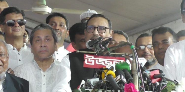 বিএনপির সঙ্গে কোনো আপস হবে না : ওবায়দুল কাদের