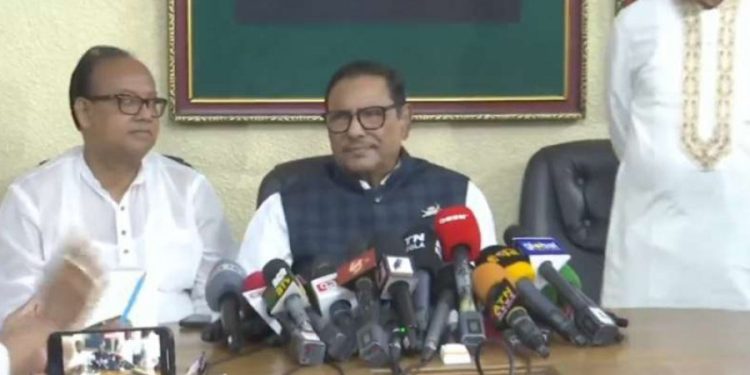 তফসিল পেছালে আ.লীগ মানবে না: ওবায়দুল কাদের