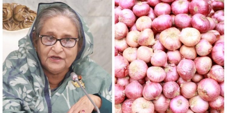 পেঁয়াজ নিয়ে ক্ষুব্ধ প্রধানমন্ত্রী