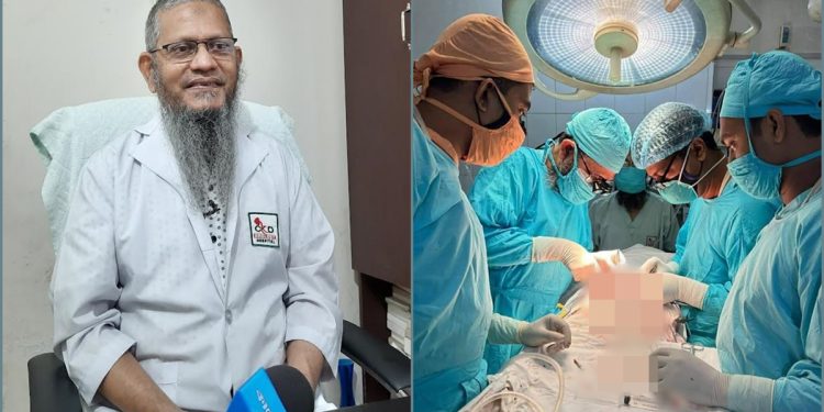 প্রথম বাংলাদেশি হিসেবে দেড় হাজার কিডনি প্রতিস্থাপনের মাইলফলক