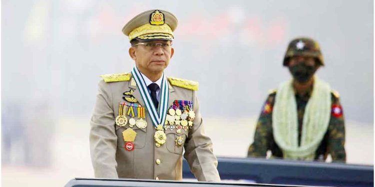 ডিসেম্বরে নির্বাচন, জানালেন মিয়ানমারের জান্তা প্রধান