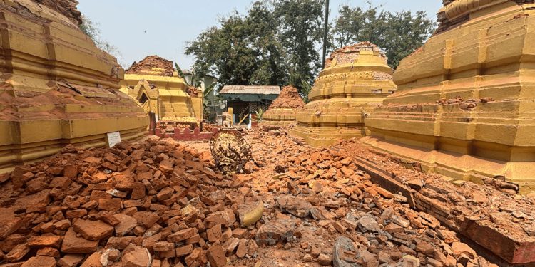মিয়ানমারে ভূমিকম্পে অন্তত ১৪৪ জনের মৃত্যু