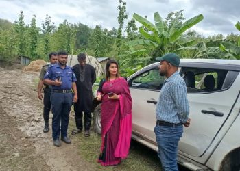বান্দরবানে পাহাড় কাটার দায়ে মোবাইল কোর্ট ও জরিমানা