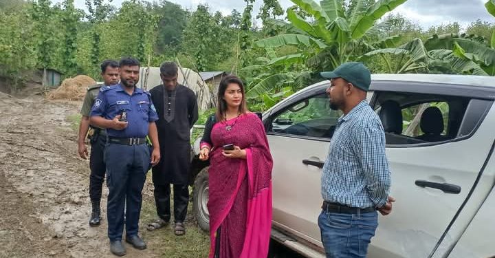 বান্দরবানে পাহাড় কাটার দায়ে মোবাইল কোর্ট ও জরিমানা