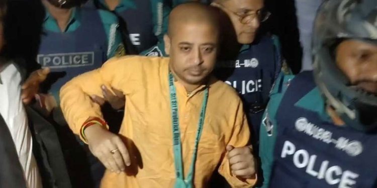 রাষ্ট্রদ্রোহ মামলায় চিন্ময় দাসের জামিন স্থগিত