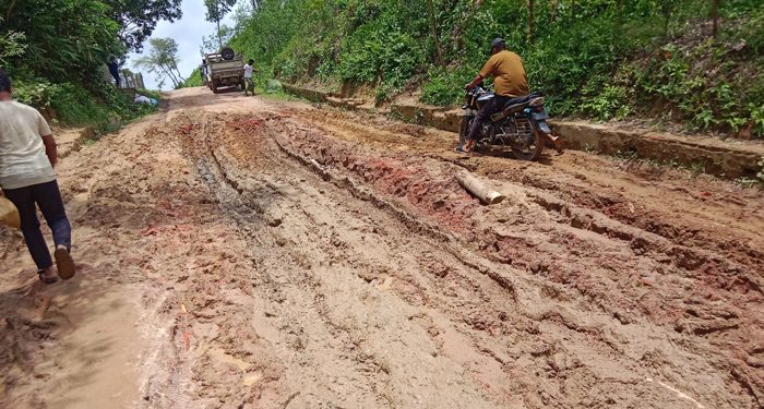 লামা-সুয়ালক সড়কের বেহাল দশা