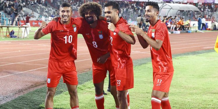 হামজার অভিষেক গোল, বাংলাদেশের দাপুটে জয়