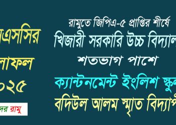 রামুতে জিপিএ-৫ প্রাপ্তির শীর্ষে খিজারী সরকারি উচ্চ বিদ্যালয়