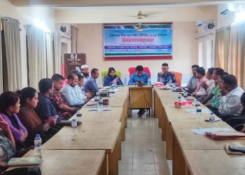 রোয়াংছড়িতে টাইফয়েড টিকা ক্যাম্পেইন উপলক্ষে সমন্বয় সভা