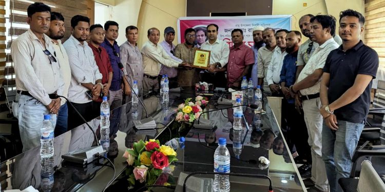 ইউএনও মো. রাশেদুল ইসলামের বিদায় সংবর্ধনা