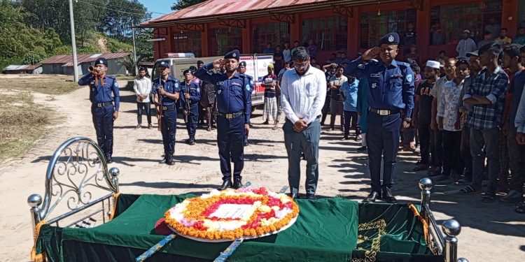 লামায় বীর মুক্তিযোদ্ধা জাহাঙ্গীরের রাষ্ট্রীয় মর্যাদায় দাফন