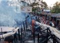 বান্দরবানে আগুনে পুড়ে ছাই ৫০টি দোকান ও বসতঘর
