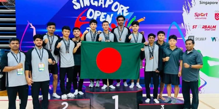 সিঙ্গাপুরে আন্তর্জাতিক​ জিমন্যাস্টিকসে কোয়ান্টাম শিক্ষার্থীদের ৯টি পদক জয়